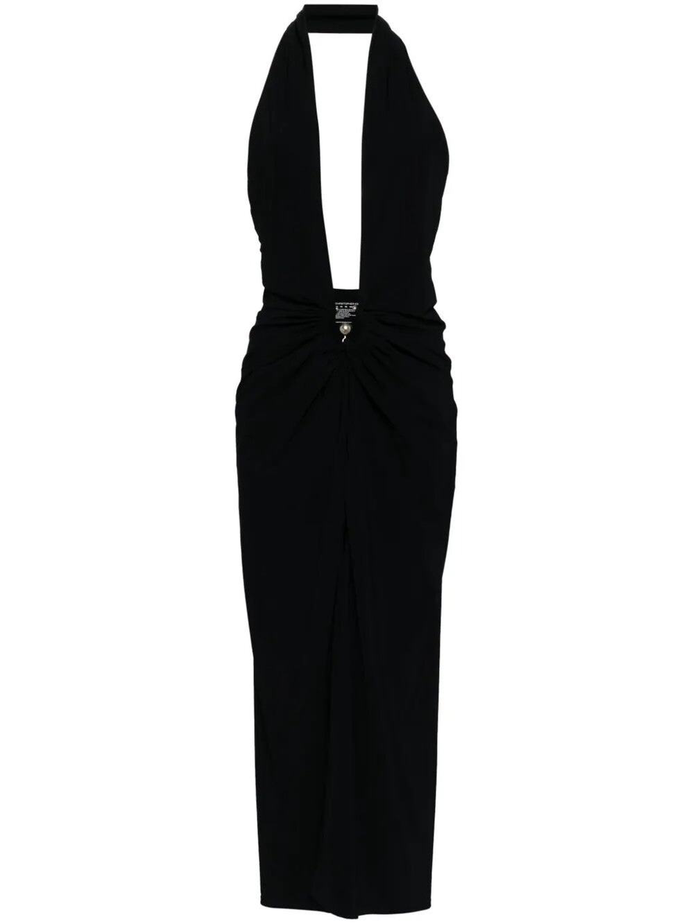 Christopher Esber Pierced Orbit Maxi Dress - XS
